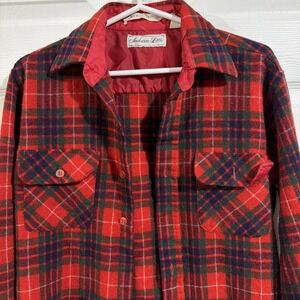 Vintage Anderson Little Flannel Shirt 85% Wool 15% Nylon Women's Medium